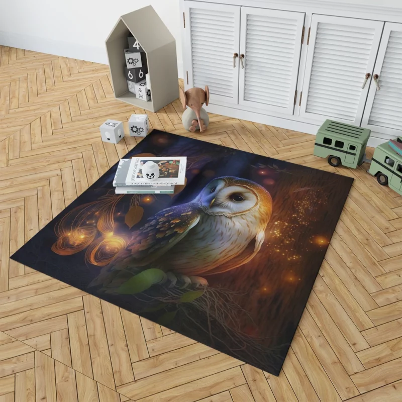 Owl in the Woods Rug 1