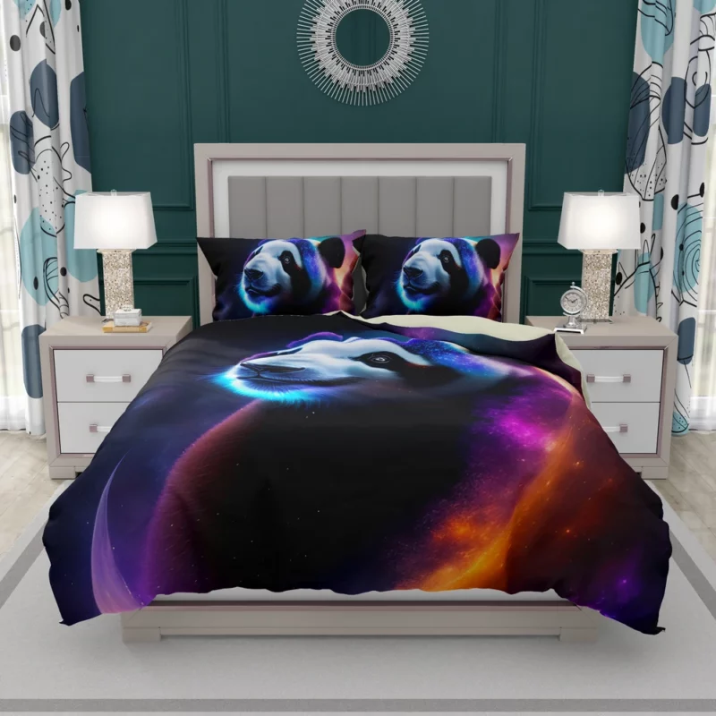 Panda Among the Stars Bedding Set 2