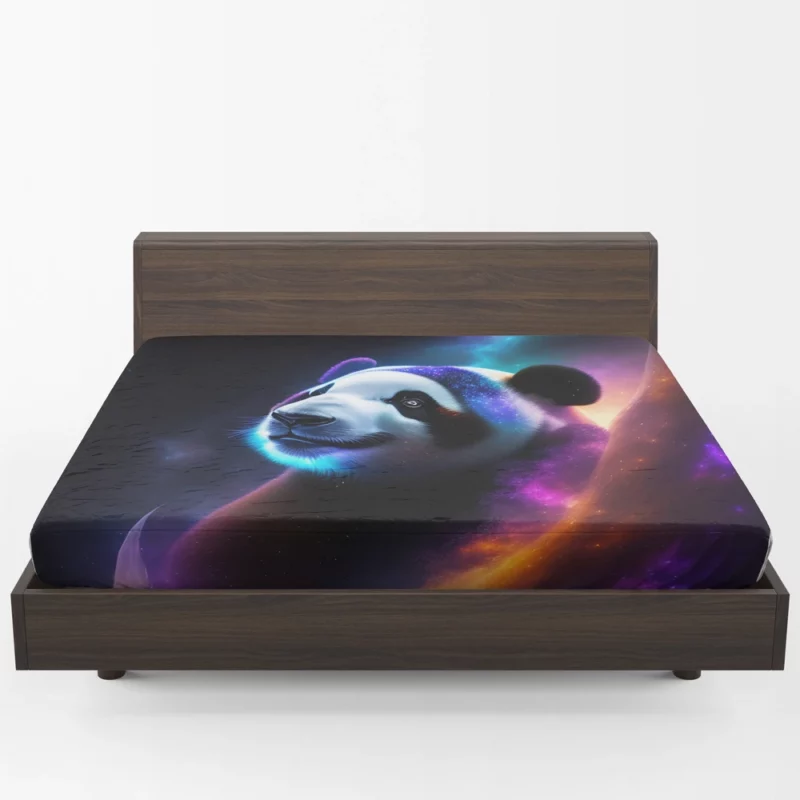 Panda Among the Stars Fitted Sheet 1