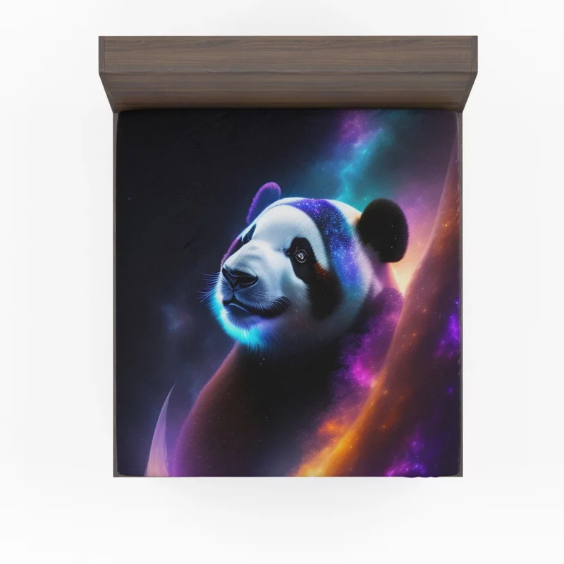 Panda Among the Stars Fitted Sheet