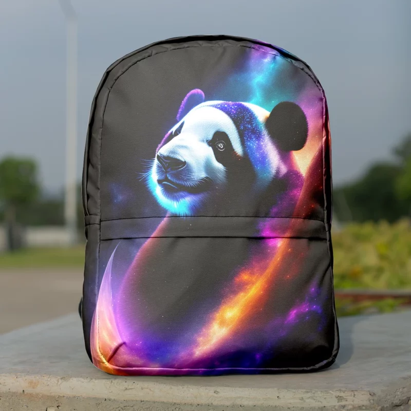 Panda Among the Stars Minimalist Backpack