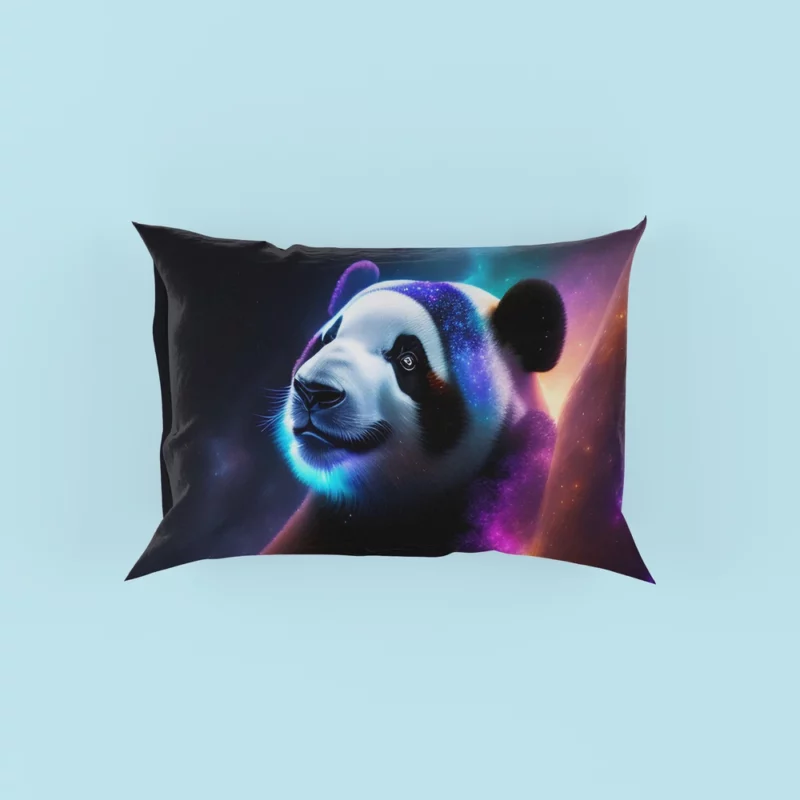 Panda Among the Stars Pillow Case