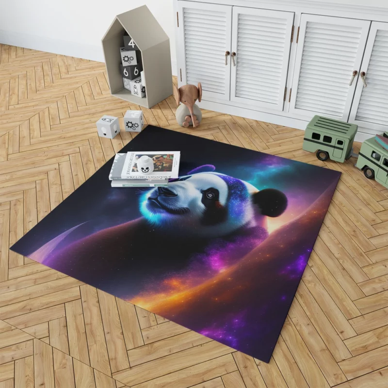 Panda Among the Stars Rug 1