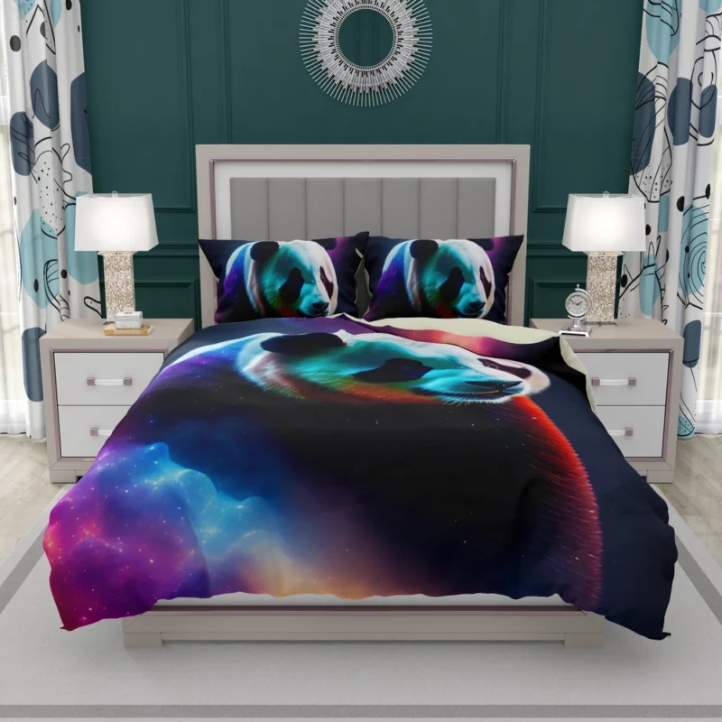 Panda Digital Artwork Bedding Set 2