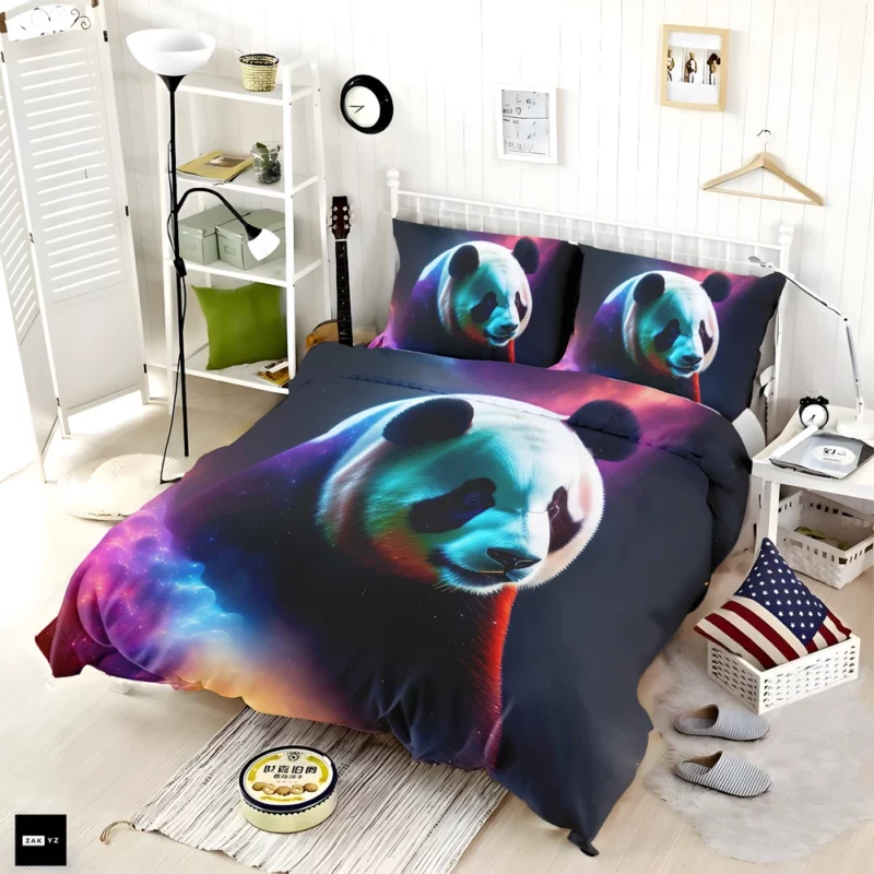 Panda Digital Artwork Bedding Set