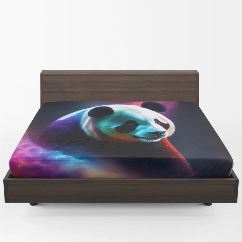 Panda Digital Artwork Fitted Sheet 1