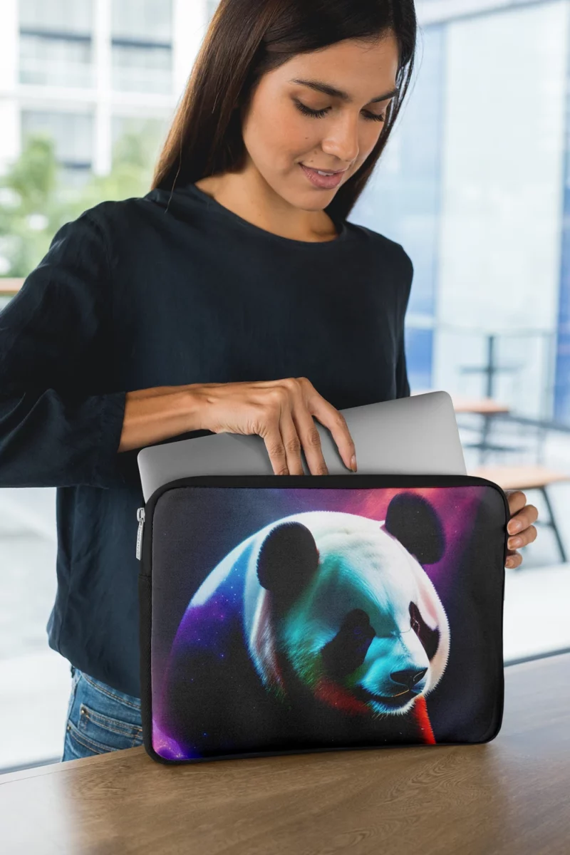 Panda Digital Artwork Laptop Sleeve 1