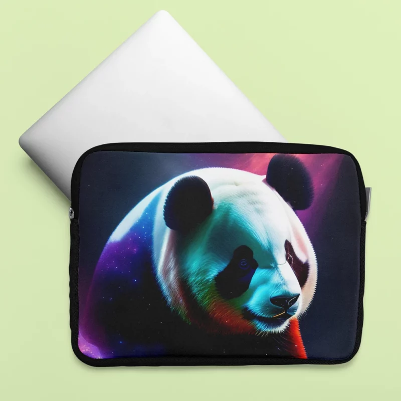 Panda Digital Artwork Laptop Sleeve