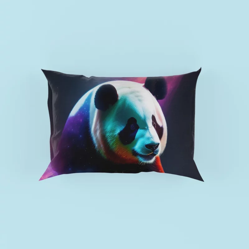 Panda Digital Artwork Pillow Case