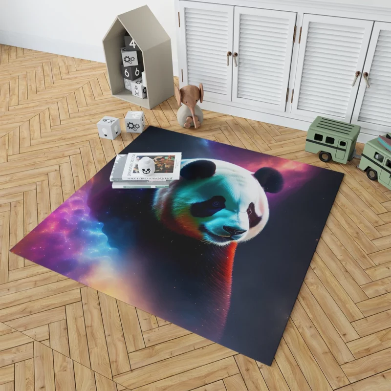 Panda Digital Artwork Rug 1