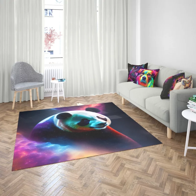 Panda Digital Artwork Rug 2