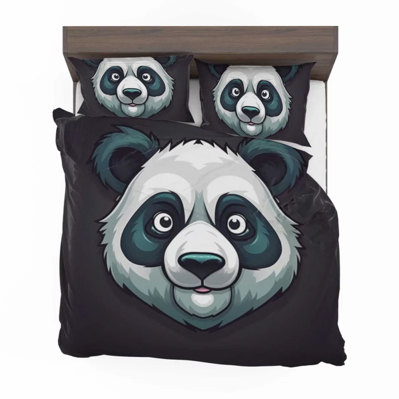Panda Mascot Character Bedding Set 2