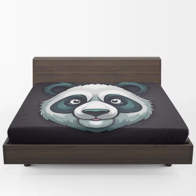 Panda Mascot Character Fitted Sheet 1