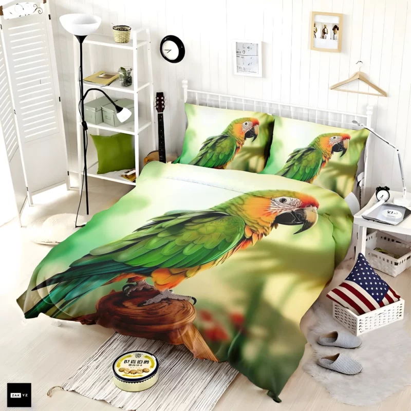 Parrot in Nature Embrace Bedding Set