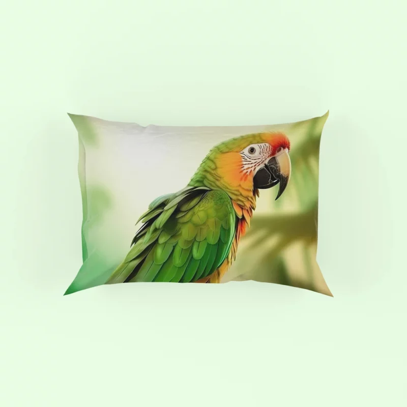 Parrot in Nature Embrace Pillow Case