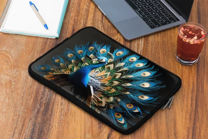 Peacock Regal Plume Laptop Sleeve 2