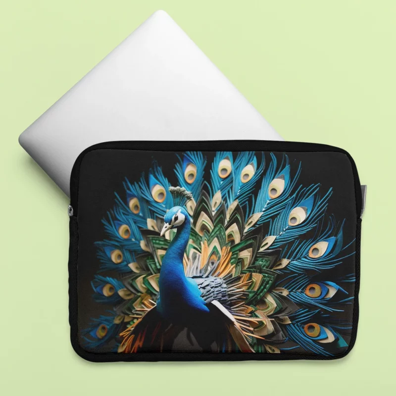 Peacock Regal Plume Laptop Sleeve