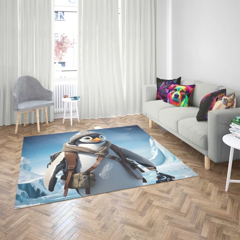 Penguin Movie Poster Rug 2