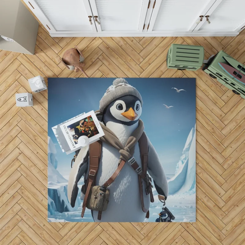 Penguin Movie Poster Rug