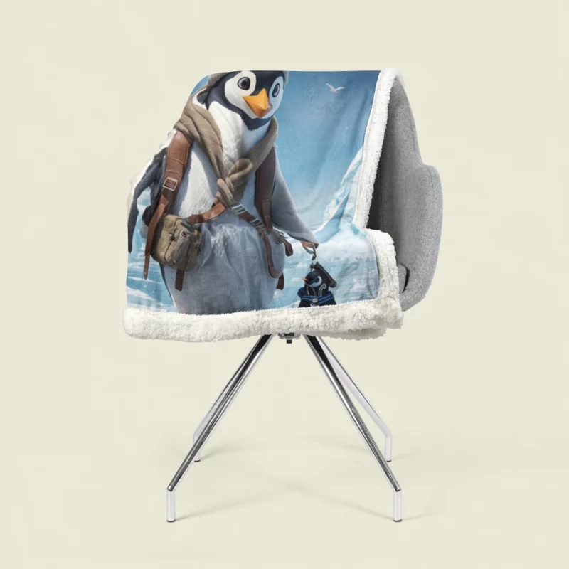 Penguin Movie Poster Sherpa Fleece Blanket 1