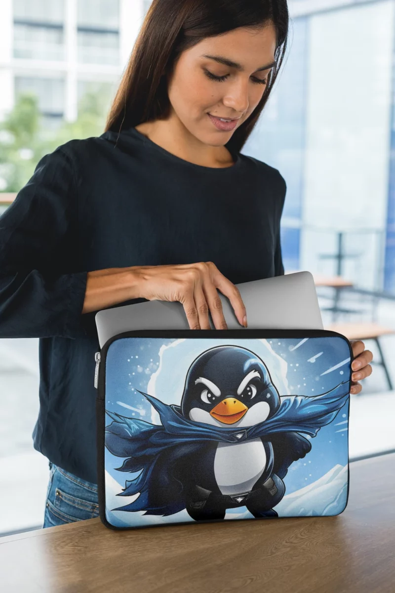 Penguin T Shirt Graphics Laptop Sleeve 1