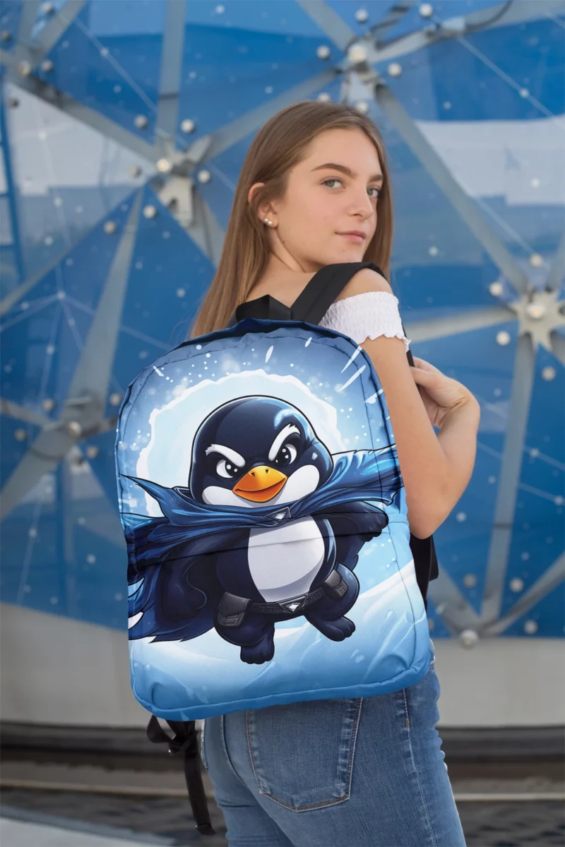 Penguin T-Shirt Graphics Minimalist Backpack 2