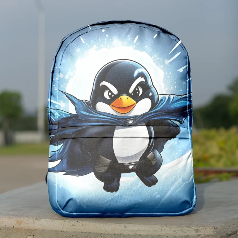 Penguin T-Shirt Graphics Minimalist Backpack