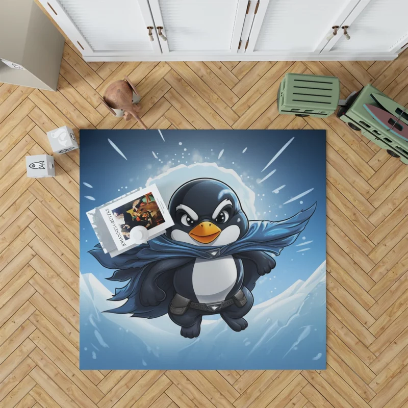 Penguin T-Shirt Graphics Rug