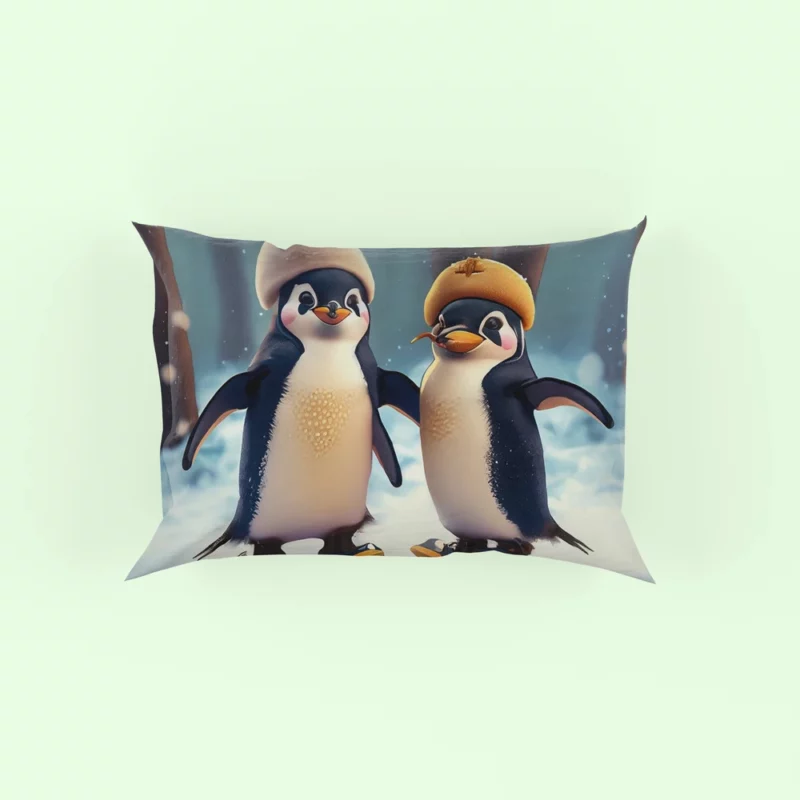 Penguins on Saunders Island Pillow Case