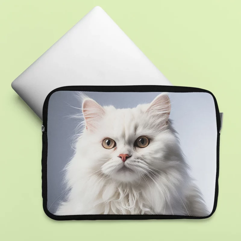 Persian Cat With Dichromatic Eyes Laptop Sleeve