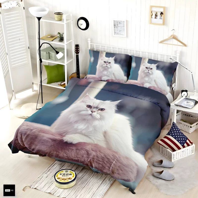 Persian Cat in Salon Bedding Set