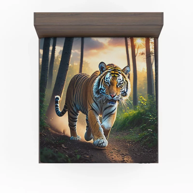 Photographic Bengal Tiger Mid-run Fitted Sheet