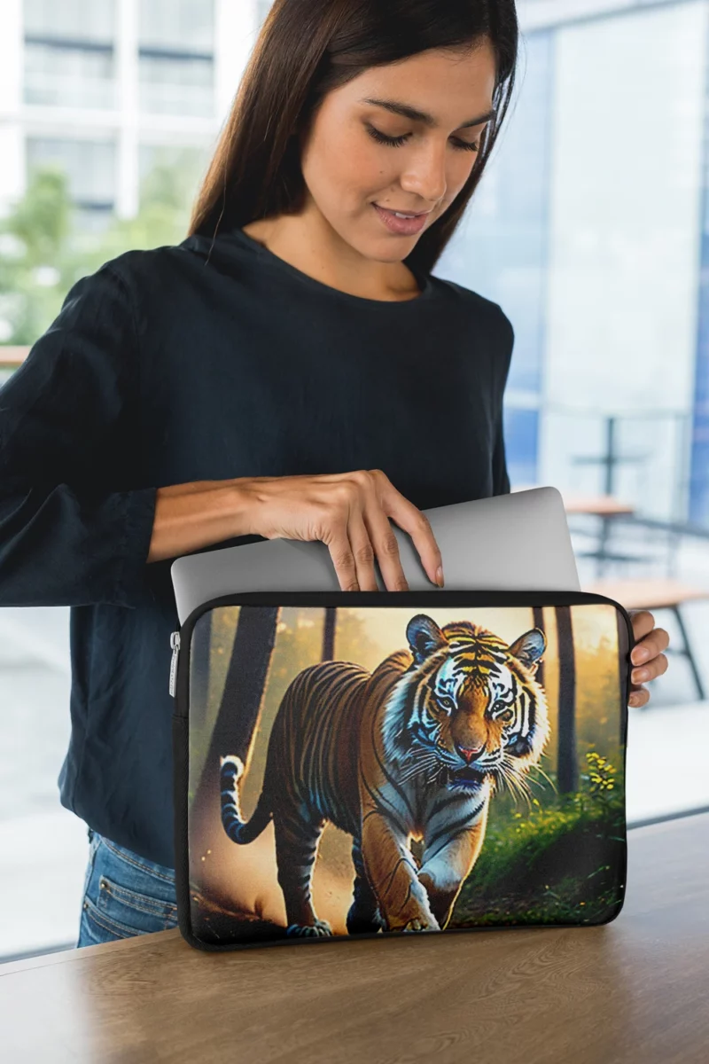 Photographic Bengal Tiger Mid run Laptop Sleeve 1