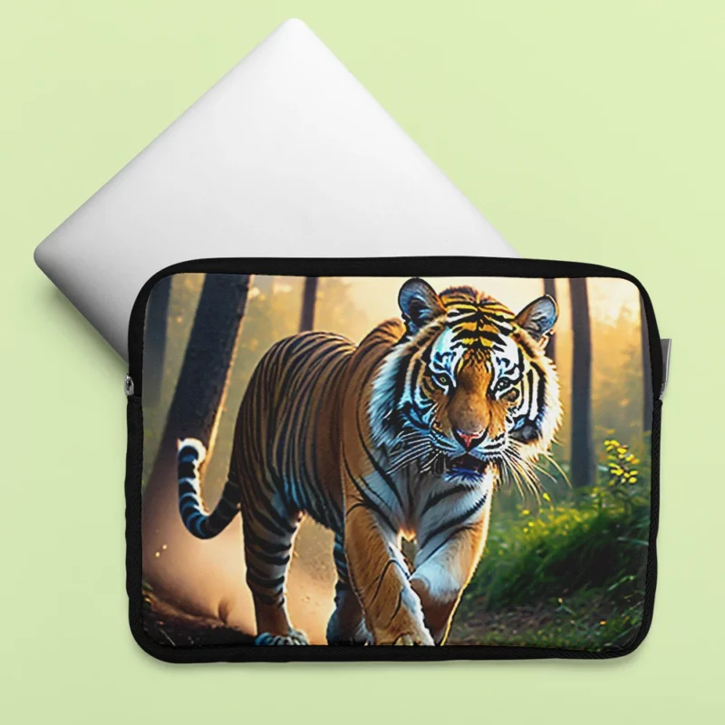 Photographic Bengal Tiger Mid-run Laptop Sleeve