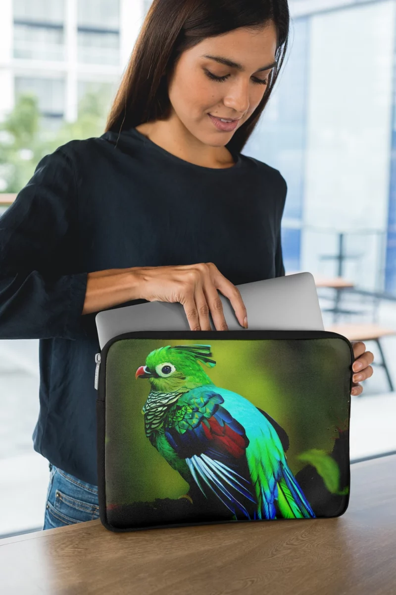 Photorealistic Quetzal A Parrot Beauty Laptop Sleeve 1