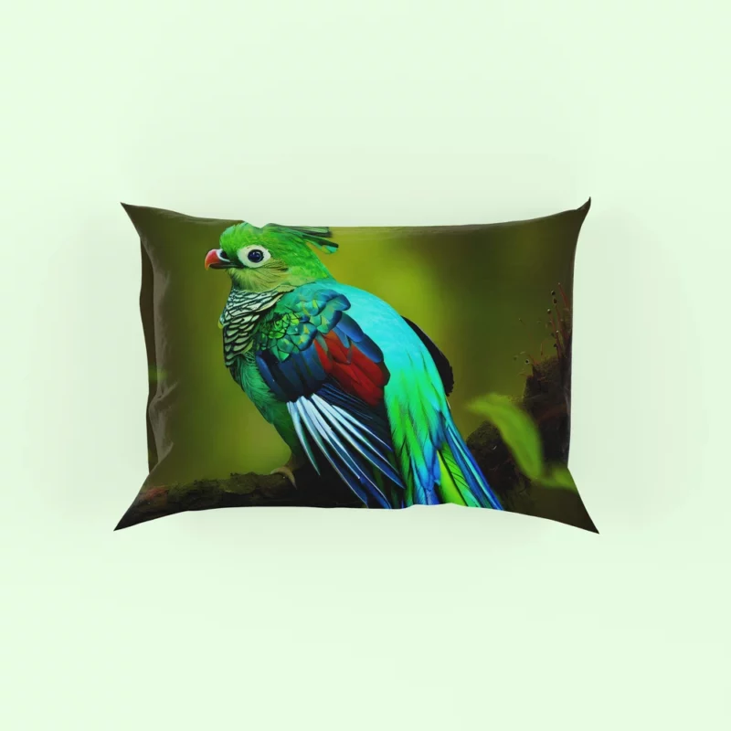 Photorealistic Quetzal A Parrot Beauty Pillow Case