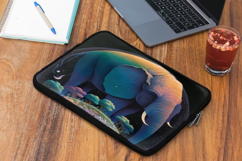 Pixel Art Fantasy Elephant Laptop Sleeve 2