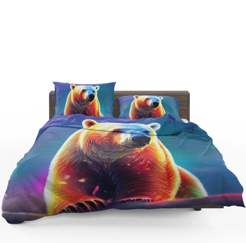 Playful Polar Bear Cub Bedding Set 1