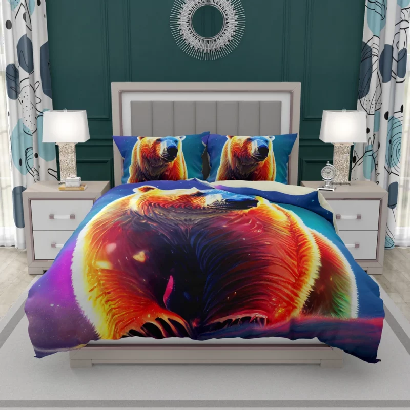 Playful Polar Bear Cub Bedding Set 2