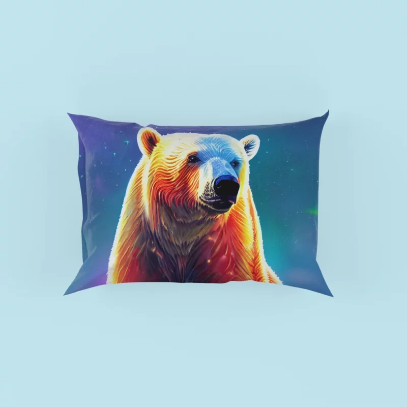 Playful Polar Bear Cub Pillow Case