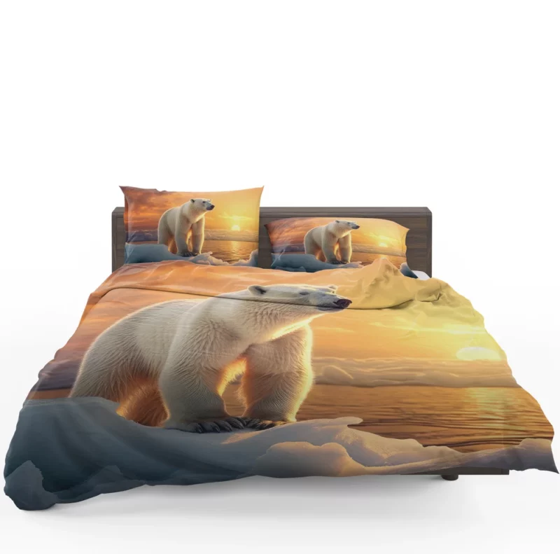 Polar Bear Portrait Bedding Set 1