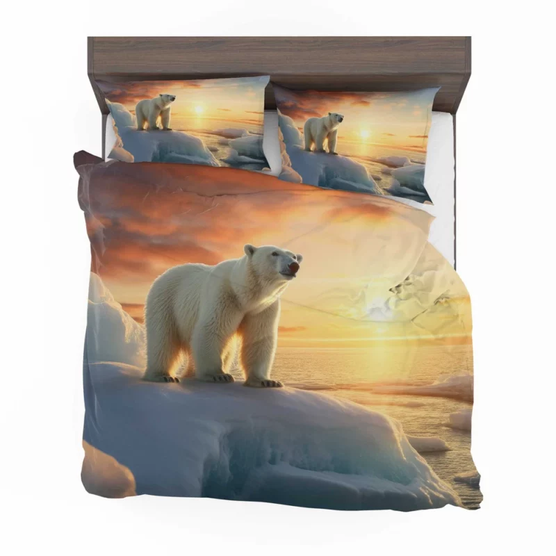 Polar Bear in the Arctic Tundra Bedding Set 2