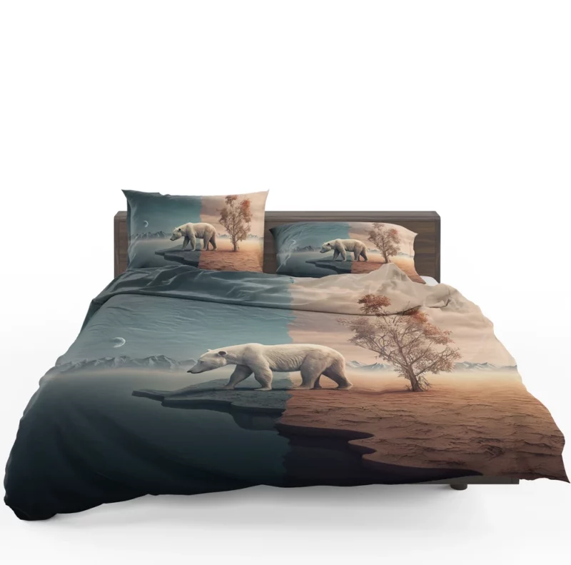 Polar Bear in the Desert Bedding Set 1