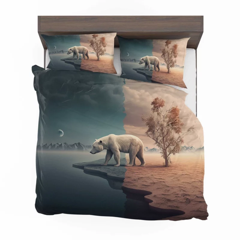 Polar Bear in the Desert Bedding Set 2