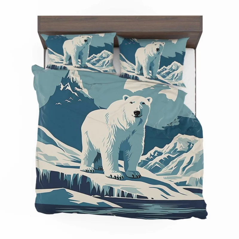 Polar Bear on Ice Floe Bedding Set 2