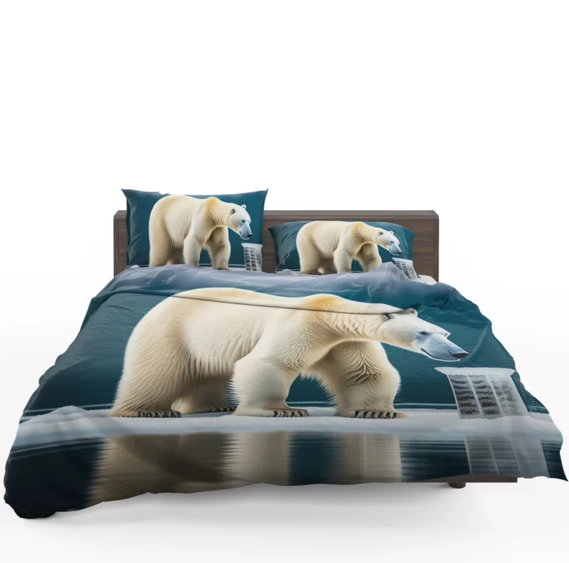 Polar Bear on an Ice Floe Bedding Set 1