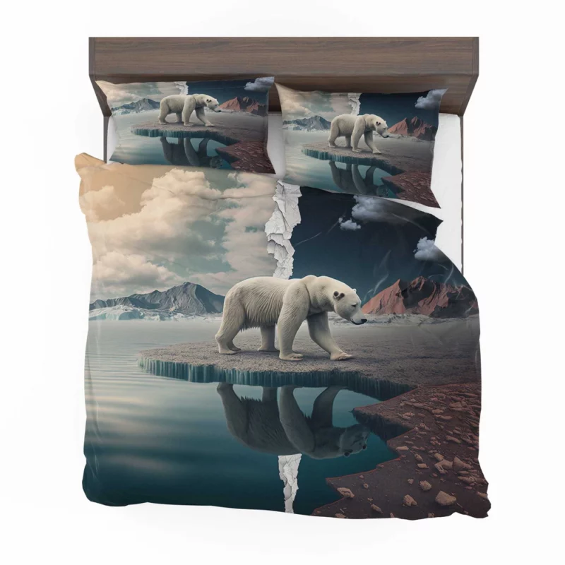 Polar Bear on an Iceberg Bedding Set 2