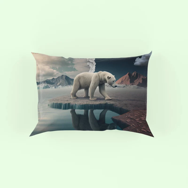Polar Bear on an Iceberg Pillow Case