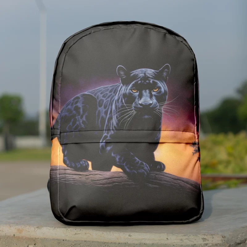 Portrait of a Malaysian Black Panther Minimalist Backpack