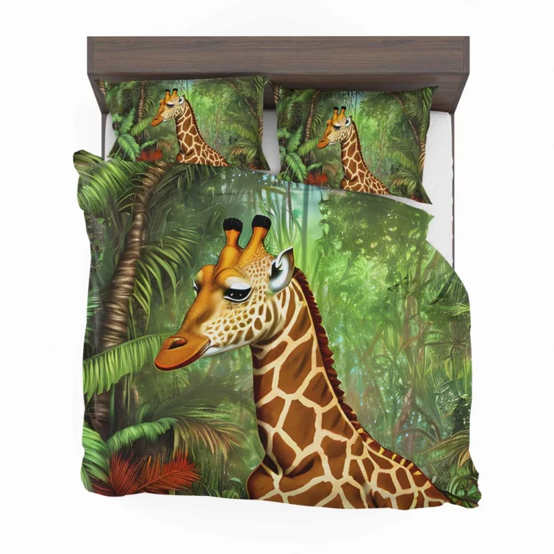 Psychedelic Giraffe Artwork Bedding Set 2